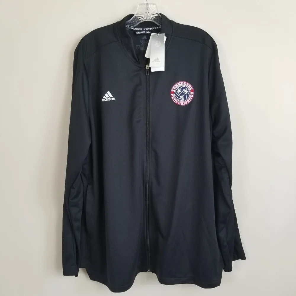 Adidas Aeroready Tennessee Performance Patch Zip Front Jacket Size 2XLT NWT